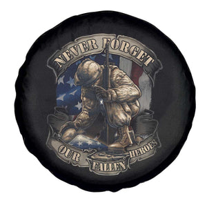 Veteran Spare Tire Cover Never Forget Our Fallen Heroes Memorial Day TS09 Print Your Wear