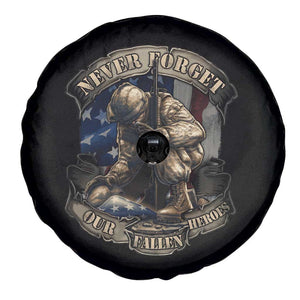 Veteran Spare Tire Cover Never Forget Our Fallen Heroes Memorial Day TS09 Print Your Wear