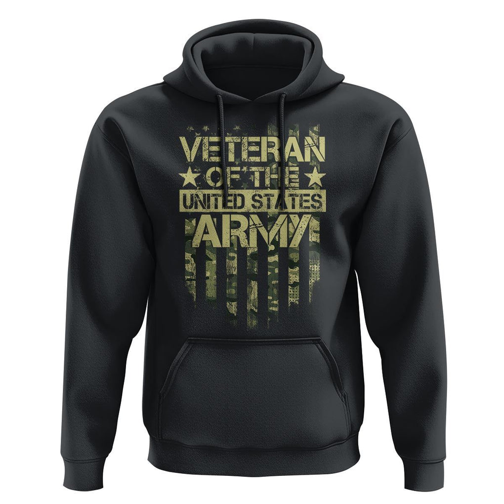 Veteran Of The United States Army Hoodie TS09 Black Print Your Wear