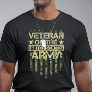 Veteran Of The United States Army T Shirt TS09 Black Print Your Wear