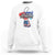 Female Veteran Sweatshirt I'm The Veteran and The Veteran's Wife TS09 White Print Your Wear