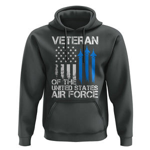 Veteran Of The United States Air Force Hoodie TS09 Dark Heather Print Your Wear