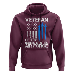 Veteran Of The United States Air Force Hoodie TS09 Maroon Print Your Wear