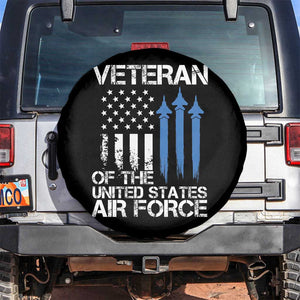 Veteran Of The United States Air Force Spare Tire Cover TS09 No hole Black Print Your Wear