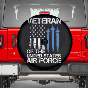 Veteran Of The United States Air Force Spare Tire Cover TS09 Black Print Your Wear