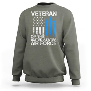 Veteran Of The United States Air Force Sweatshirt TS09 Military Green Print Your Wear