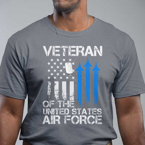 Veteran Of The United States Air Force T Shirt TS09 Charcoal Print Your Wear