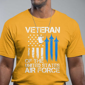 Veteran Of The United States Air Force T Shirt TS09 Gold Print Your Wear