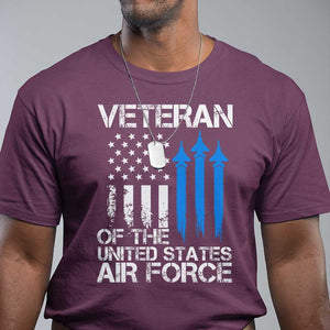 Veteran Of The United States Air Force T Shirt TS09 Maroon Print Your Wear