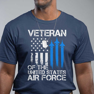 Veteran Of The United States Air Force T Shirt TS09 Navy Print Your Wear