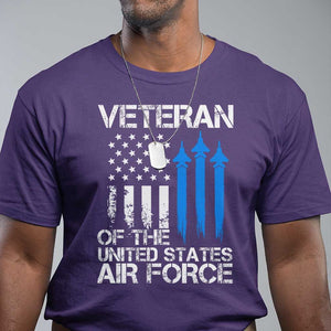 Veteran Of The United States Air Force T Shirt TS09 Purple Print Your Wear