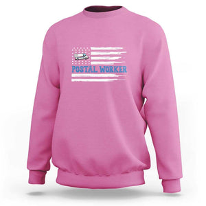 USA Flag Mailman Mail Lady Postal Worker Sweatshirt TS09 Azalea Print Your Wear