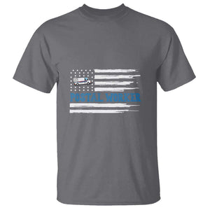 USA Flag Mailman Mail Lady Postal Worker T Shirt TS09 Charcoal Print Your Wear