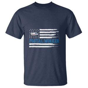 USA Flag Mailman Mail Lady Postal Worker T Shirt TS09 Navy Print Your Wear