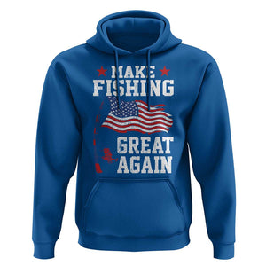 Funny Fisherman Hoodie Make Fishing Great Again America Flag TS09 Royal Blue Print Your Wear