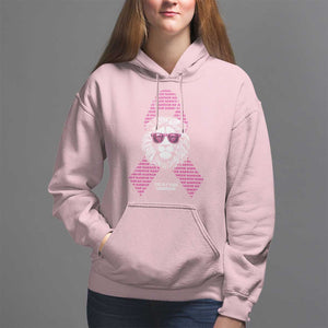 Pink Breast Cancer Hoodie This Is My Fight Pink Lion Warrior TS09 Light Pink Print Your Wear