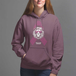 Pink Breast Cancer Hoodie This Is My Fight Pink Lion Warrior TS09 Maroon Print Your Wear