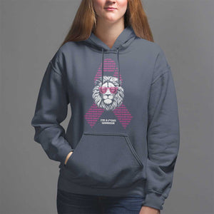 Pink Breast Cancer Hoodie This Is My Fight Pink Lion Warrior TS09 Navy Print Your Wear