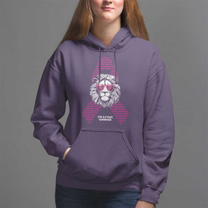 Pink Breast Cancer Hoodie This Is My Fight Pink Lion Warrior TS09 Purple Print Your Wear