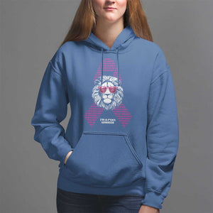 Pink Breast Cancer Hoodie This Is My Fight Pink Lion Warrior TS09 Royal Blue Print Your Wear