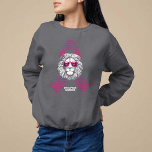 Pink Breast Cancer Sweatshirt This Is My Fight Pink Lion Warrior TS09 Charcoal Print Your Wear