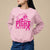 Pink Breast Cancer Sweatshirt Fight Like A Lion Roar For A Cure TS09 Light Pink Print Your Wear