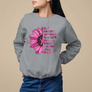 Pink Breast Cancer Sweatshirt We Don't Know How Strong We Are TS09 Sport Gray Print Your Wear