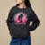 Breast Cancer Sweatshirt Cancer Messed With The Wrong Girl TS09 Black Print Your Wear