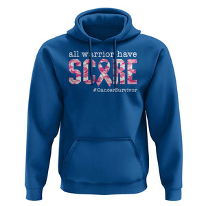 Breast Cancer Hoodie All Warriors Have Scars Millitary Camouflage TS09 Royal Blue Print Your Wear