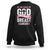 Breast Cancer Sweatshirt By The Grace Of God I'm A Survivor TS09 Black Print Your Wear