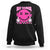 Funny Breast Cancer Sweatshirt Fuck Cancer Groovy TS09 Black Print Your Wear