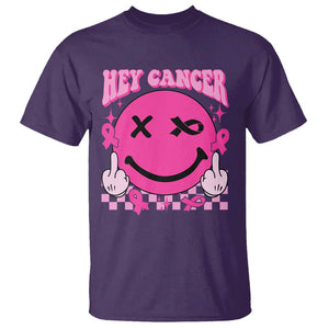 Funny Breast Cancer T Shirt Fuck Cancer Groovy TS09 Purple Print Your Wear