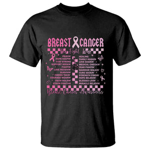 Breast Cancer The Fight Tour T Shirt TS09 Black Print Your Wear