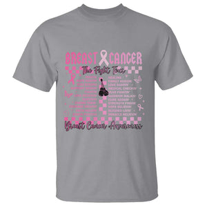 Breast Cancer The Fight Tour T Shirt TS09 Sport Gray Print Your Wear