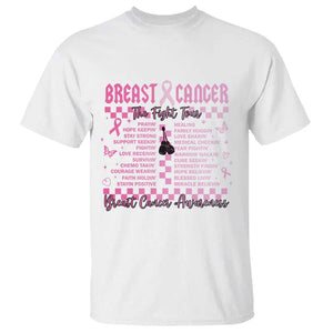 Breast Cancer The Fight Tour T Shirt TS09 White Print Your Wear