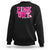 Breast Cancer Sweatshirt Pink Out Go Fight Win American Football TS09 Black Print Your Wear