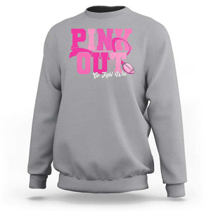 Breast Cancer Sweatshirt Pink Out Go Fight Win American Football TS09 Sport Gray Print Your Wear