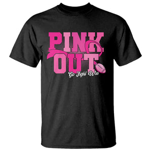 Breast Cancer T Shirt Pink Out Go Fight Win American Football TS09 Black Print Your Wear