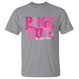 Breast Cancer T Shirt Pink Out Go Fight Win American Football TS09 Sport Gray Print Your Wear