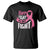 Breast Cancer T Shirt Her Fight Is My Fight TS09 Black Print Your Wear