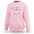 Pink Breast Cancer Sweatshirt In October We Wear Pink Pink Ghost Halloween TS09 Light Pink Print Your Wear