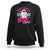 Halloween Breast Cancer Is Boo Sheet Sweatshirt Groovy Cute Pink Ghost TS09 Black Print Your Wear