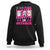 Breast Cancer Halloween Sweatshirt In October We Wear Pink Horror Character TS09 Black Print Your Wear