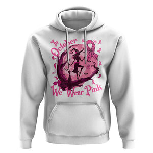 Breast Cancer Halloween Hoodie In October We Wear Pink Witch TS09 White Print Your Wear