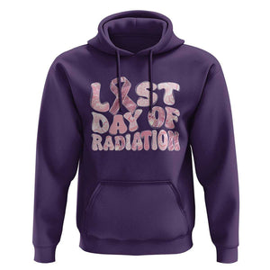 Pink Breast Cancer Chemotherapy Hoodie Last Day Of Radiation Pink Ribbon TS09 Purple Print Your Wear