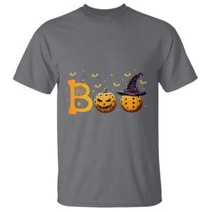 Halloween Pickleball T Shirt Boo Pickle Ball Witch Pumpkin TS09 Charcoal Print Your Wear