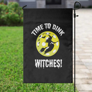 Halloween Pickleball Garden Flag Time To Dink Witches TS09 Print Your Wear