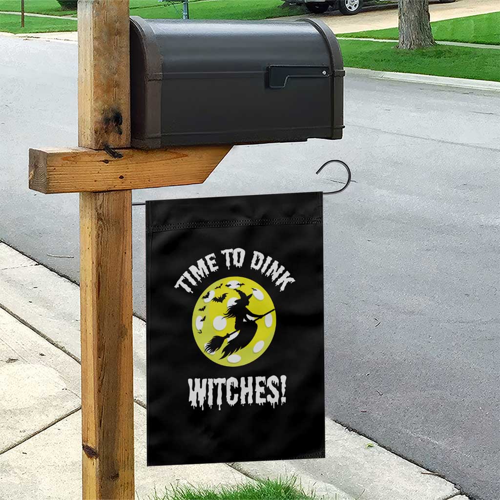Halloween Pickleball Garden Flag Time To Dink Witches TS09 Print Your Wear
