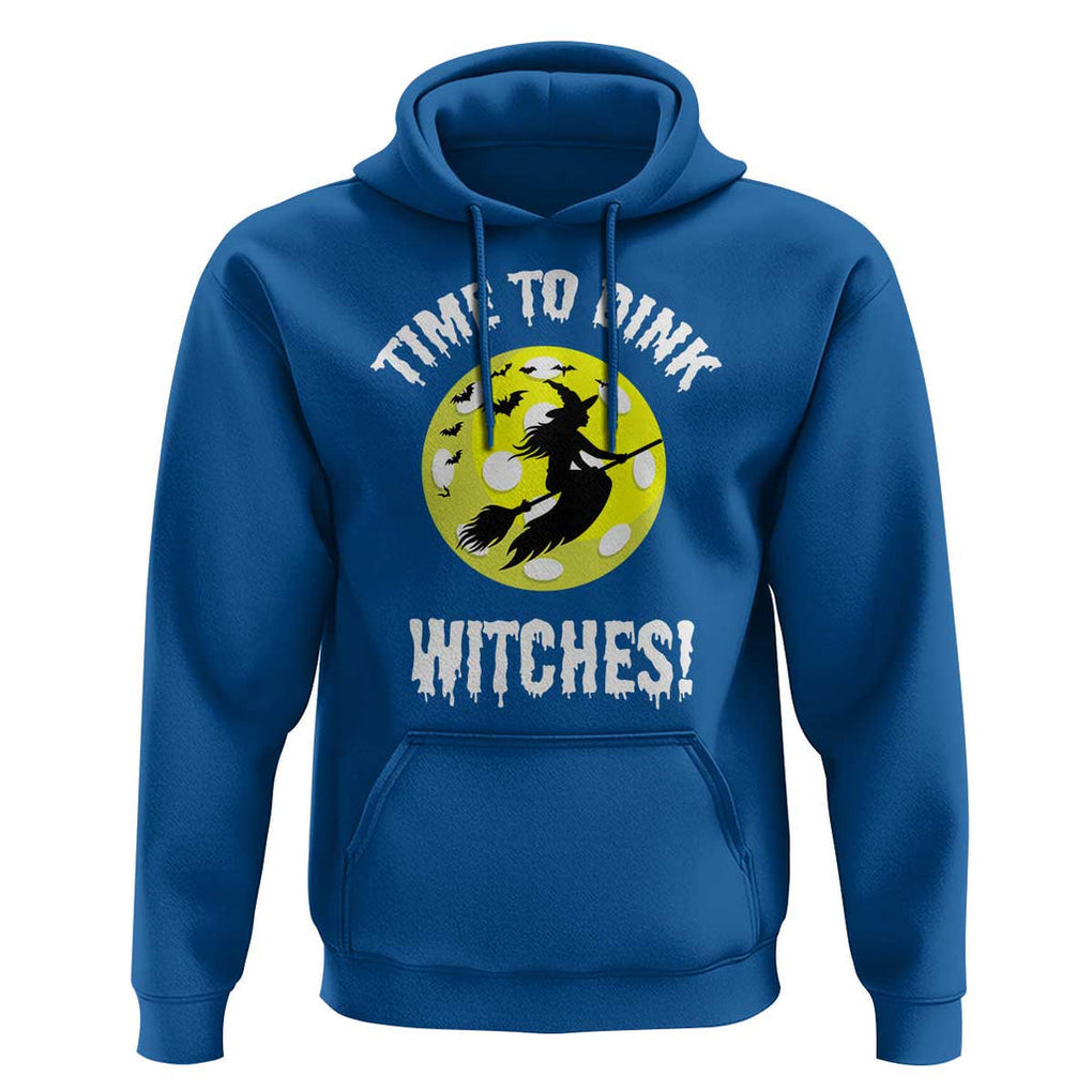 Halloween Pickleball Hoodie Time To Dink Witches TS09 Royal Blue Print Your Wear