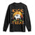 Halloween Soccer Long Sleeve Shirt Kick Or Treat Spooky Season TS09 Black Print Your Wear